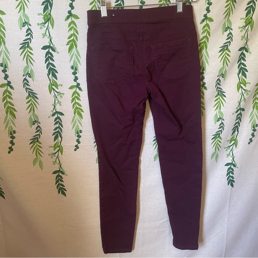 Size 14 Justice Mid Rise Jegging w/ rhinestones on the bottom Third of Pant Leg - Picture 3 of 4
